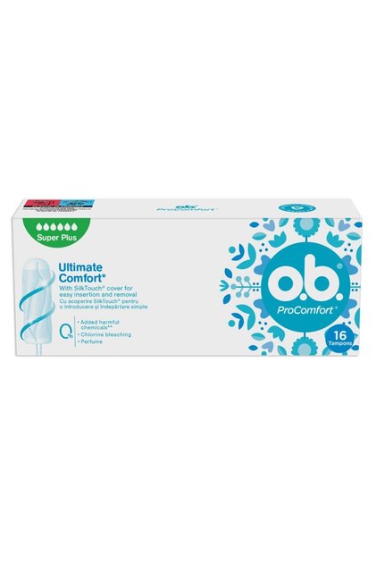 Tampoane OB Procomfort Super Plus, 16 bucăți