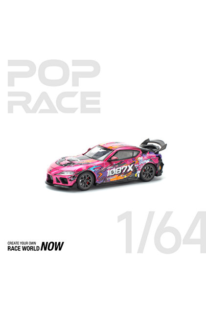 Toyki Toys Pop Race 1:64 Darwin Pro 66G Wbk Toyota Supra A90