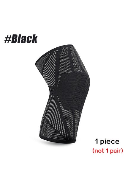XL Black 1 Pcs Knee Sleeves Support & Compression for Weightlifting, Powerlifting & Cross Training f