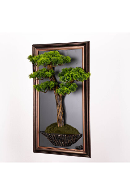 Omnia Concept Bonsai Tablaeu - 7D - Mdf Plaka Üzerinde Çerçeveli 3