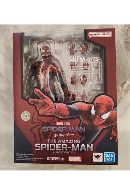 with box 01 Spiderman the Amazing Spider-man Articulated Figure Model Toys