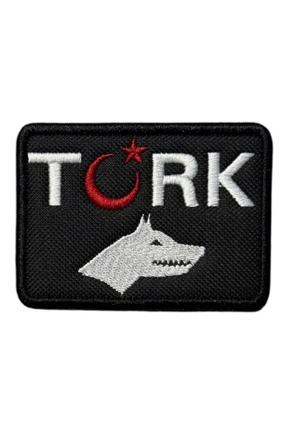 Bozkurt ve Ay Yıldızlı Türk Patch Peç - 8x6 cm