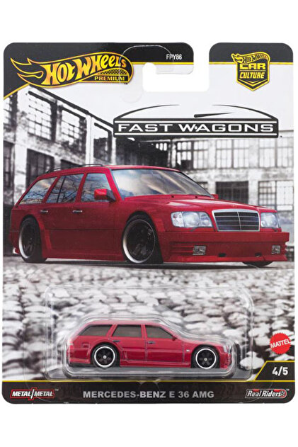 Hot Wheels Mercedes-Benz E 36 AMG 10台セット HOT WHEELS Premium Fast Wagons - Mercedes-Benz E 36 AMG - Kırmızı
