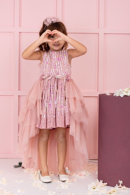 Girl's Turned Evening Dress