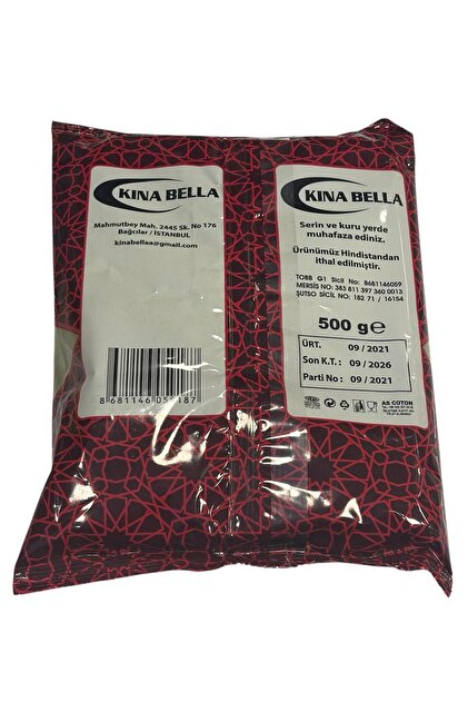 Zey-Al Kına Doğal Saf Naturel Toz Kına 500 gr Paket - Fiyatı