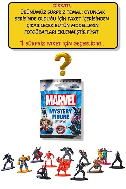 TOYFEST Marvel Nano Metalfigs Sürpriz Paket – 1 Figür Çıkıyor
