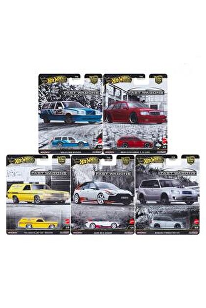 Hot Wheels Car Culture Fast Wagons 全セット HOT WHEELS Premium Car Culture Fast Wagons 5 li Set - Fiyatı