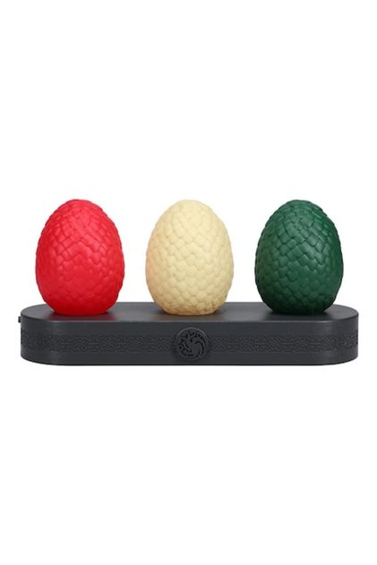 Lampa Dragon Eggs, Casa Dragonului, Paladone, Пластмаса, 30 см, Многоцветни