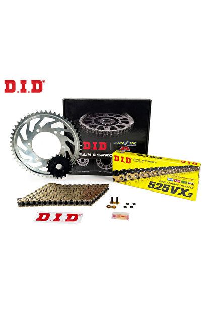 DID SET ZİNCİR DİŞLİ SETİ YAMAHA MT-07 TRACER 700cc ZİNCİR: DID