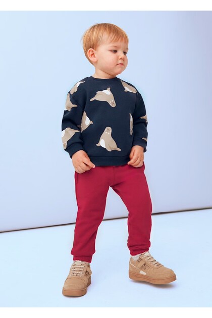 Baby Boy Basic Lightweight Hooded Sweatpants