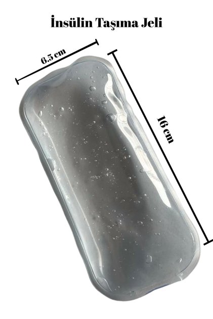2 Adet İlaç Taşıma Soğutma Jeli, Ilaç Saklama İçin Soğuk Koruma 14 Cm X 6.5 Cm