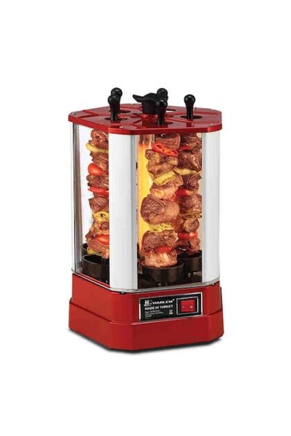 Grill pentru frigarui 1400W Rotisor electric