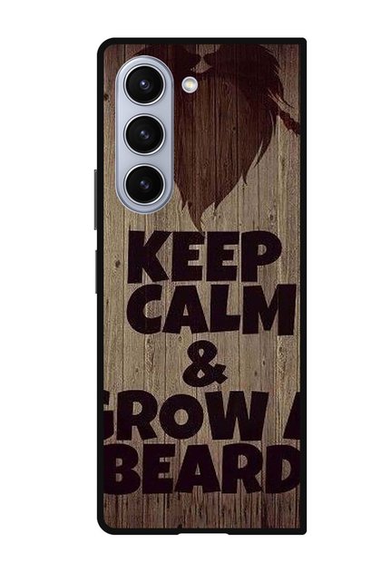 Protective Case Anti Scratch Shock Proof Cover For Samsung Galaxy Z Fold 5 Keep Clam & Glow Bread
