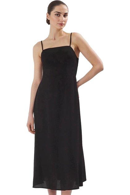 Women Maxi a Line Viscose Dress Relaxed Fit for Casual Chic Weekend Quality Material