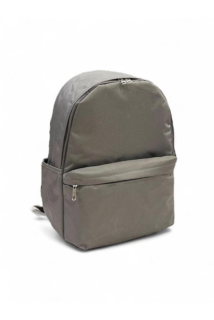 Unisex Medium Size 2 Su Mataralikli Hugbag Gray Espak 2 Compartment Backpack, School, Sports Bag