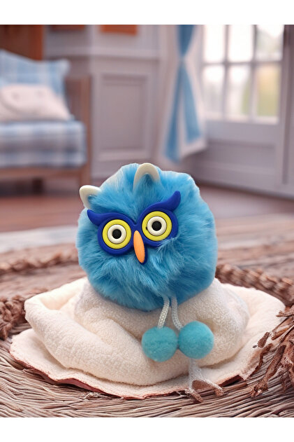 Modish Aksesuar Sevimli Peluş Baykuş Anahtarlık Ve Çanta Süsü