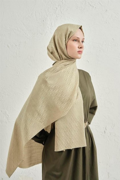 Lyocell Naia Zigzag Pattern Shawl 1- 54