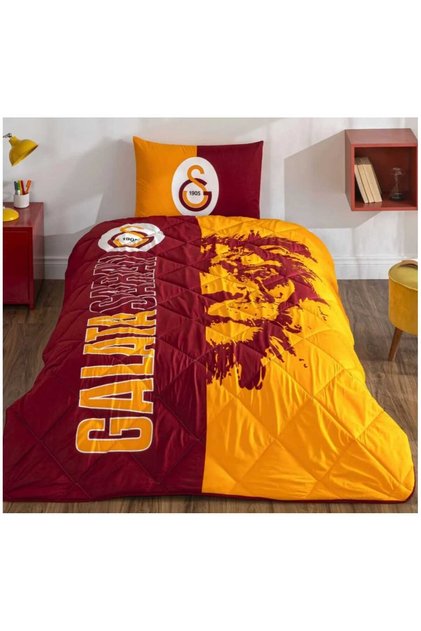 License-Protected Ranforce Sleeping Set/Duvet Set Galatasaray Vacuumed Silicone Pillow Is a Gift