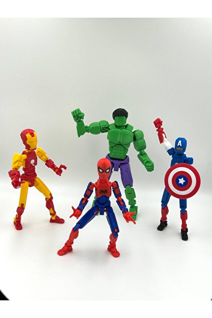 WELLCUT Hulk, Ironman, Captain America & Spider man – Dörtlü