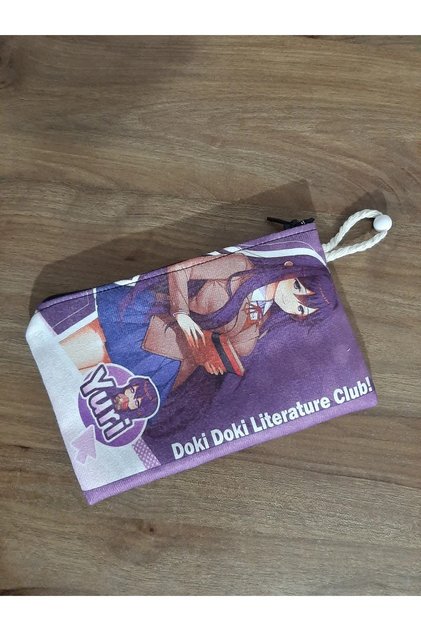 Doki Doki Literature Club - حامل قلم من القماش بتصميم نمط يوري - محفظة