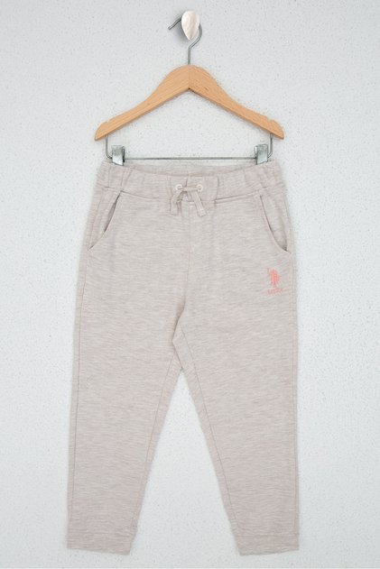 White Girl's Knitted Trousers