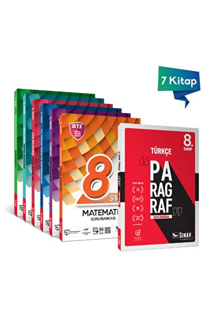 Sınav Yayınları Marsis Yayıonları 8. Sınıf Mat Fen Türkçe Inkılap