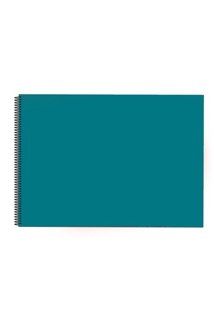 Picture Book 25x35 25 Sheets Spiral Plastic Cover (1772) Turquoise