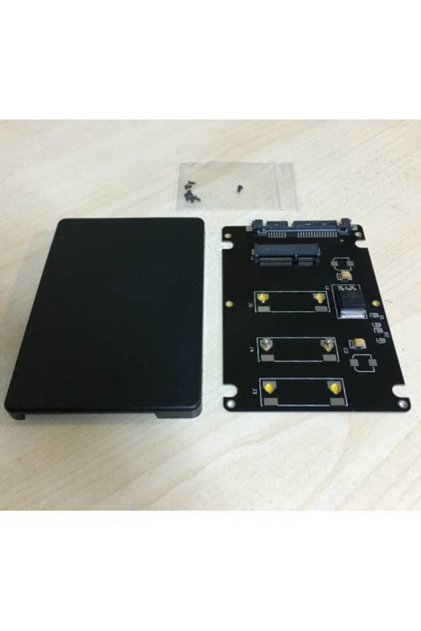 Mini Pcı-e Msata Ssd To 2.5 M Sata Harddisk Kutusu Msata Sata Çevirici Kutu