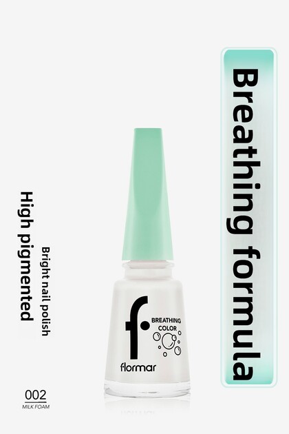 Breathing Color Nail Enamel 002 Milk Foam