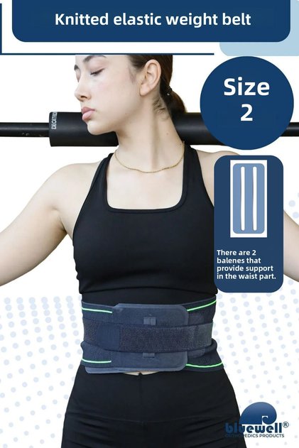 Weight Lifting Belt Muscle Building Waist Support Belt Fitness Gym Waist Corset Belt 2Sizes