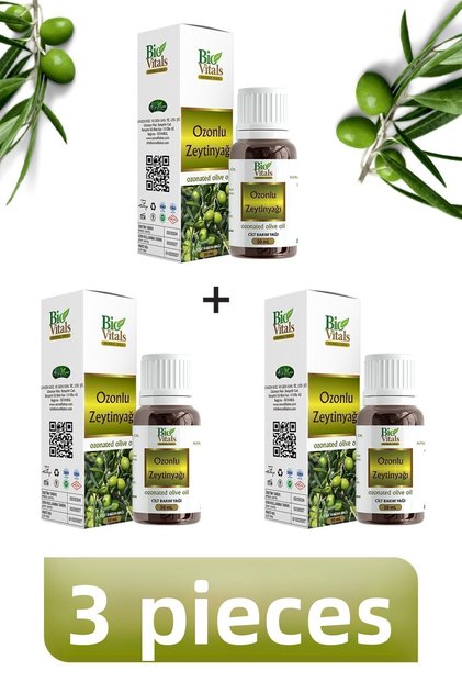 Ozonized Olive Oil 50 ml (3 Packs)