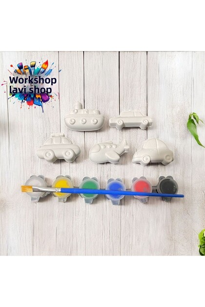 Vehicles 5-Piece Mother Child Activity Set