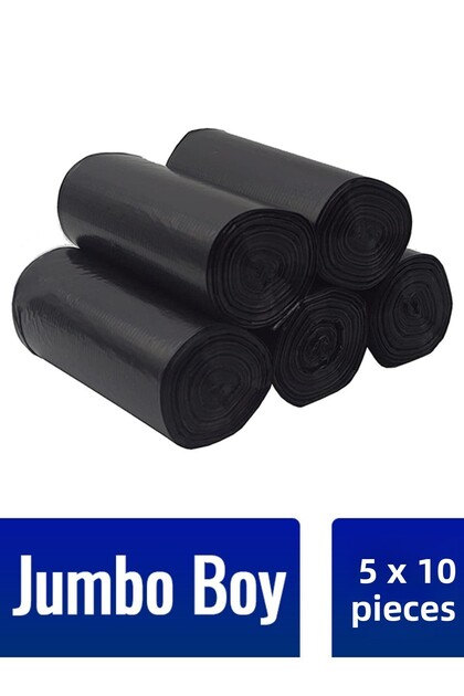 Roots Garbage Bag Jumbo Size 350 Gr 10 Rolls 5 Thick 80X110 Garbage Bags