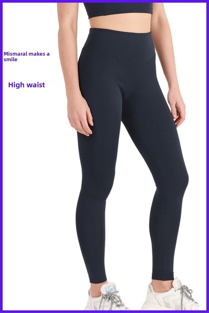 Women's Leggings High Waist Full Length Lycra Sports & Outdoor Navy Blue102101