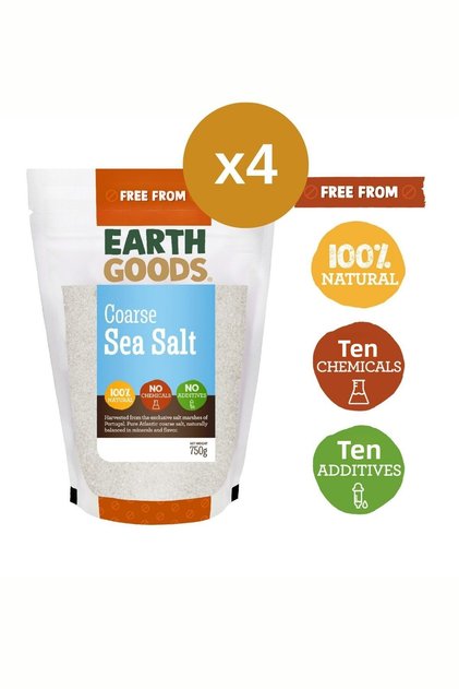 Coarse Sea Salt 750g x4