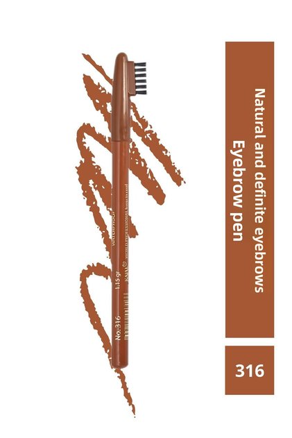 Special Eyebrow Pencil with Brush Cover (Earth Orange) - Eyebrow Pencil No:316