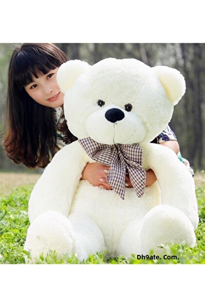 80 Cm Colorful Bow Tie Teddy Bear 100% Domestic