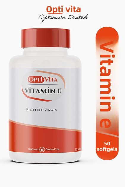 Vitamin E 400 Iu – Antioxidant Protection and Skin Support 50 Capsules Softgel