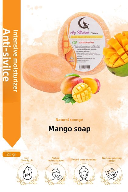 Soap Mango Extract - Natural Bath Sponge Soap