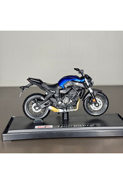 GM Auto Store 1:18 Ölçek 2018 Yamaha MT07 Motosiklet, Diecast