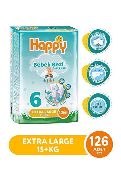 Happy Bebek Bezi Extra Large 6 No 126 Lı - Fiyatı, Yorumları