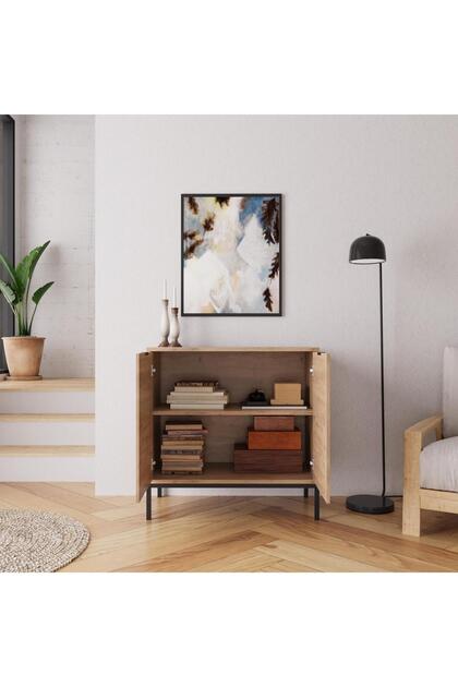 Bimossa Y0660 Alya Çok Amaçlı Dolap Kahve Köşesi Mutfak Ve Salon