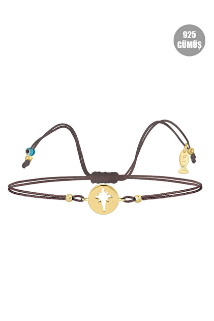 KURSHUNI Polaris, 925 Ayar Gümüş Bileklik 