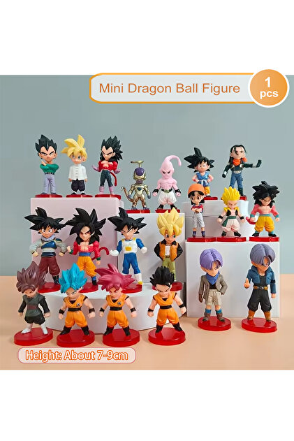 Bandai random 1pc Dragon Ball Figures Saiyan Goku Mini Anime Figure 20 Styles Toys Anim Models For C