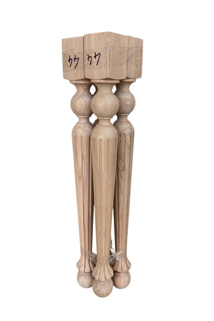 Ahşap Cnc Torna Masa Ayağı Dresuar,Masa,Vestiyer,Dolap Ayakları 8x8x75 Cm 4lü Paket