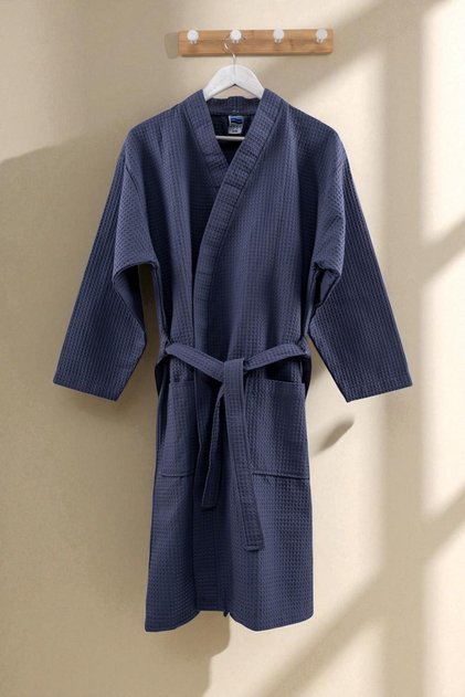 Piquea Kimono Bathrobe – 100% Cotton, Unisex