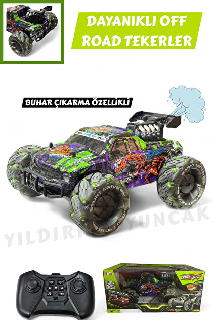 YILDIRIM OYUNCAK Uzaktan Kumandalı Led Işıklı 25 cm Buhar Sprey