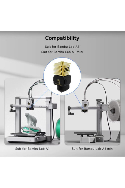 Hobi Mekatronik Bambu Lab A1-A1 Mini Yükseltilmiş Hotend Seti
