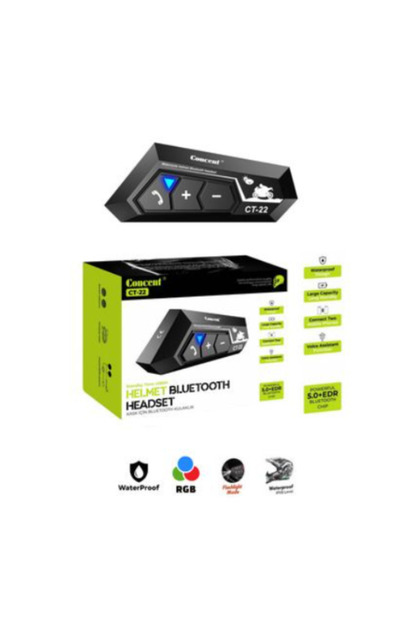 Aydoganticaret44 Kask Kulaklığı ct22 Bluetooth 5.0 Motosiklet
