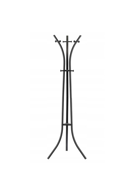 Cuier metalic pentru hol 170 cm, design minimalist, negru